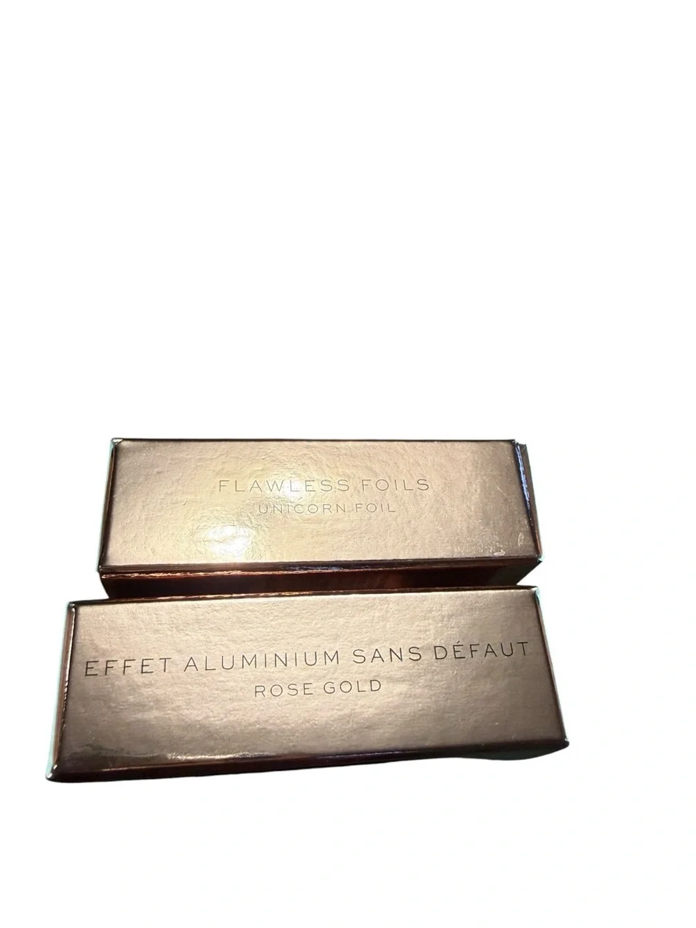 Revolution Flawless Foils Eyeshadow Duo - Rose Gold & Silver Unicorn